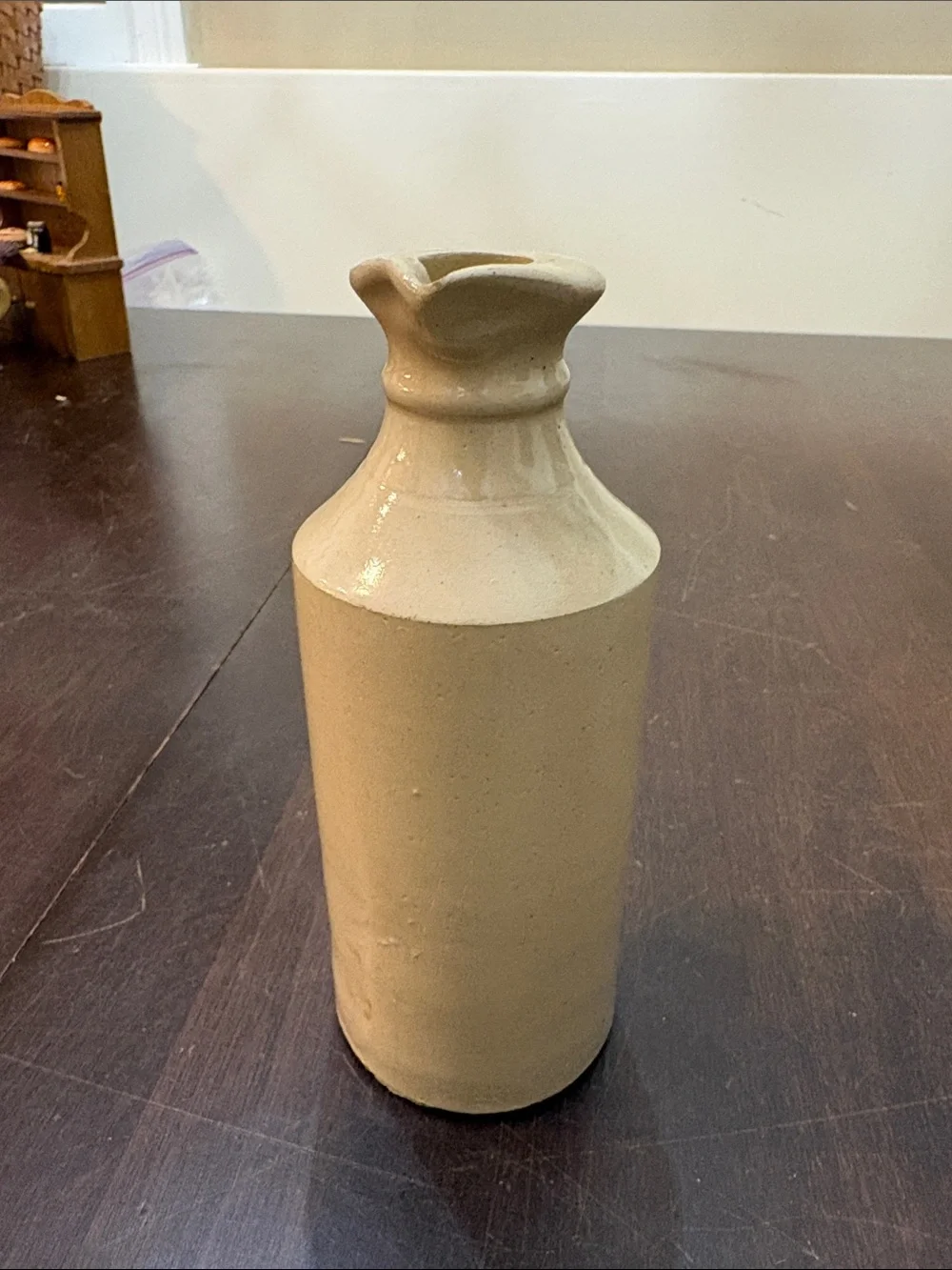 Vintage Primitive English Stoneware Master Ink Bottle